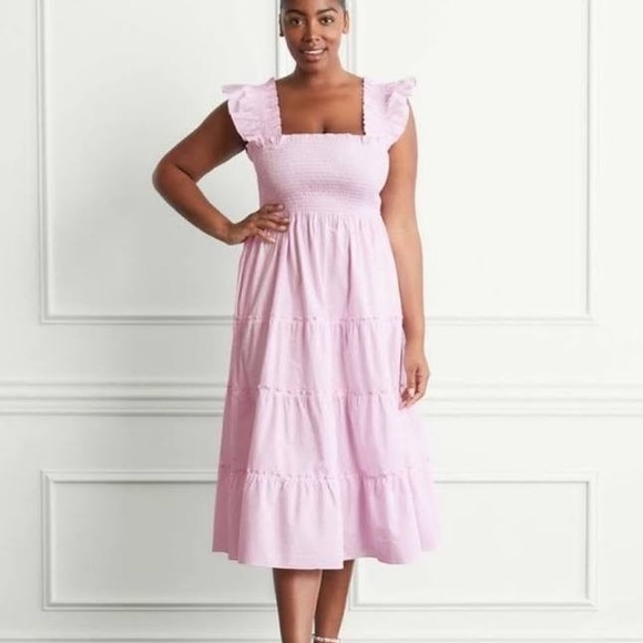 Hill House Ellie Nap Dress Pink Gingham NWT XXL - Picture 5 of 16